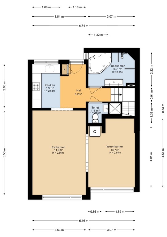 mediumsize floorplan